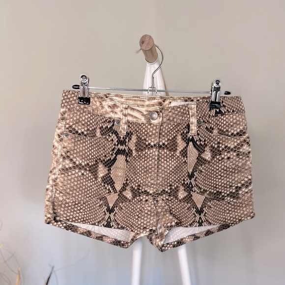 sass & bide Pants - SASS & BIDE Vintage Snake Pattern SHORTS